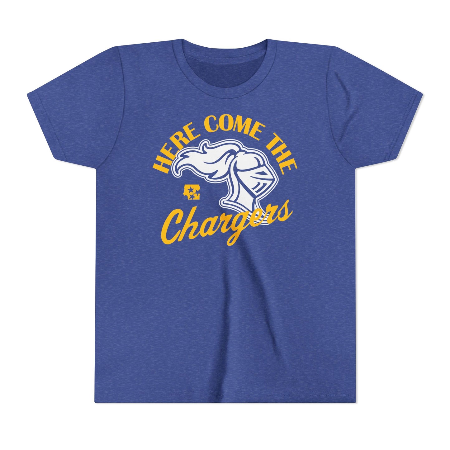 Here Come The Chargers Youth Tee