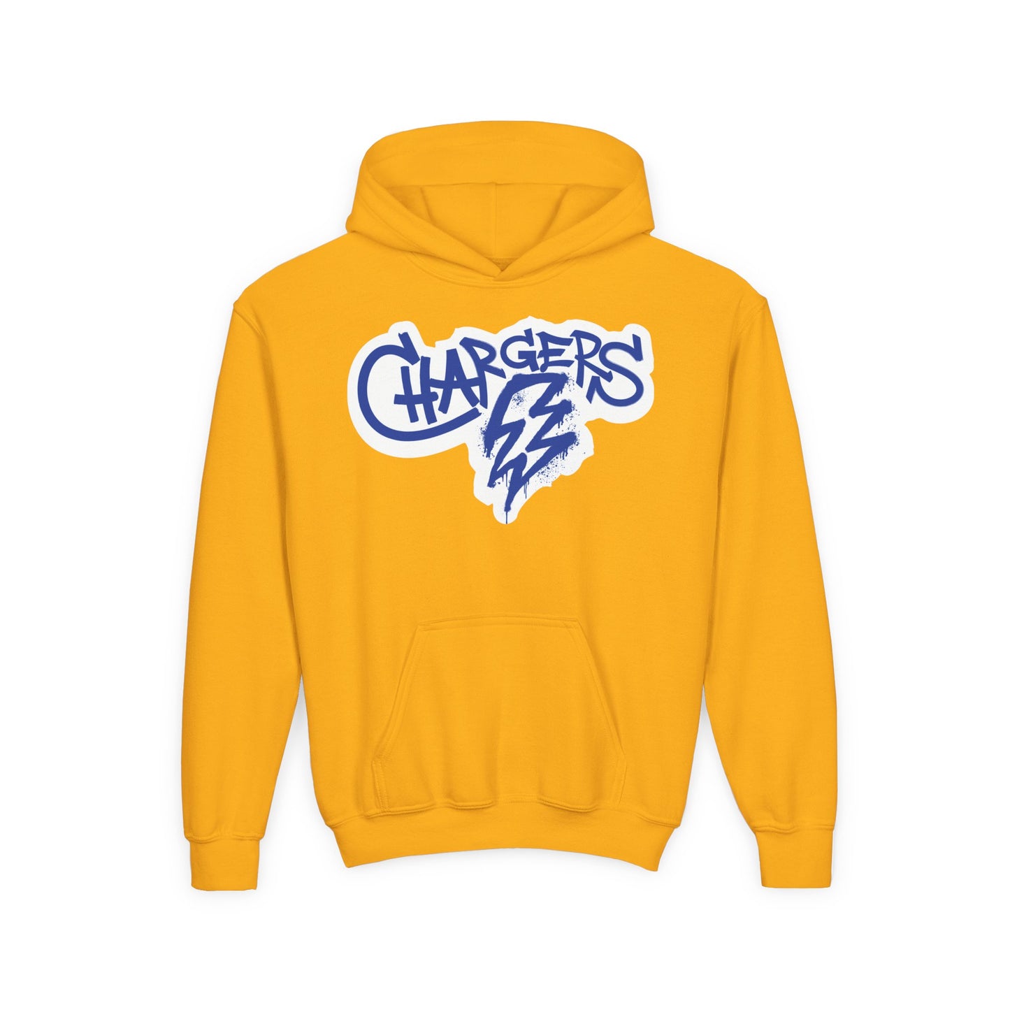 Chargers Graffiti Youth Hoodie