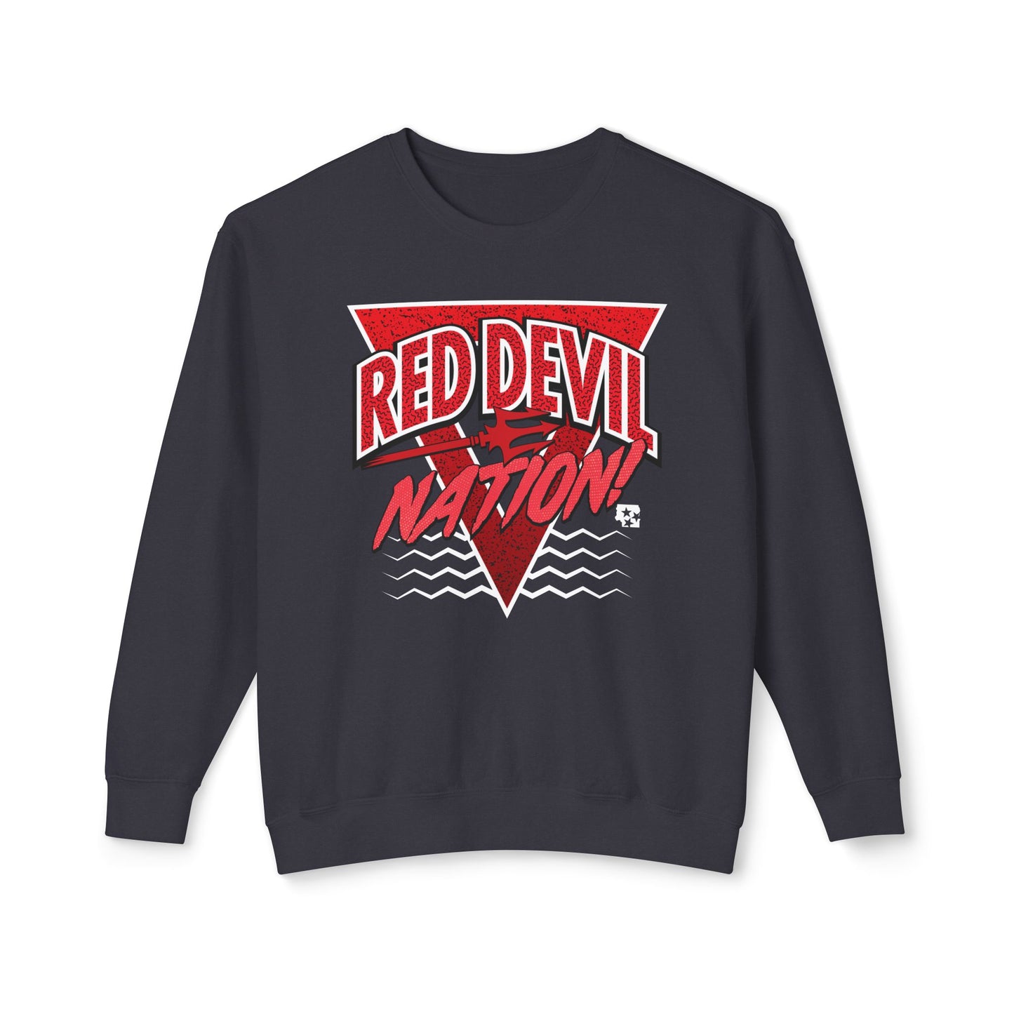 Red Devil Nation 90s Memphis Pattern Fleece