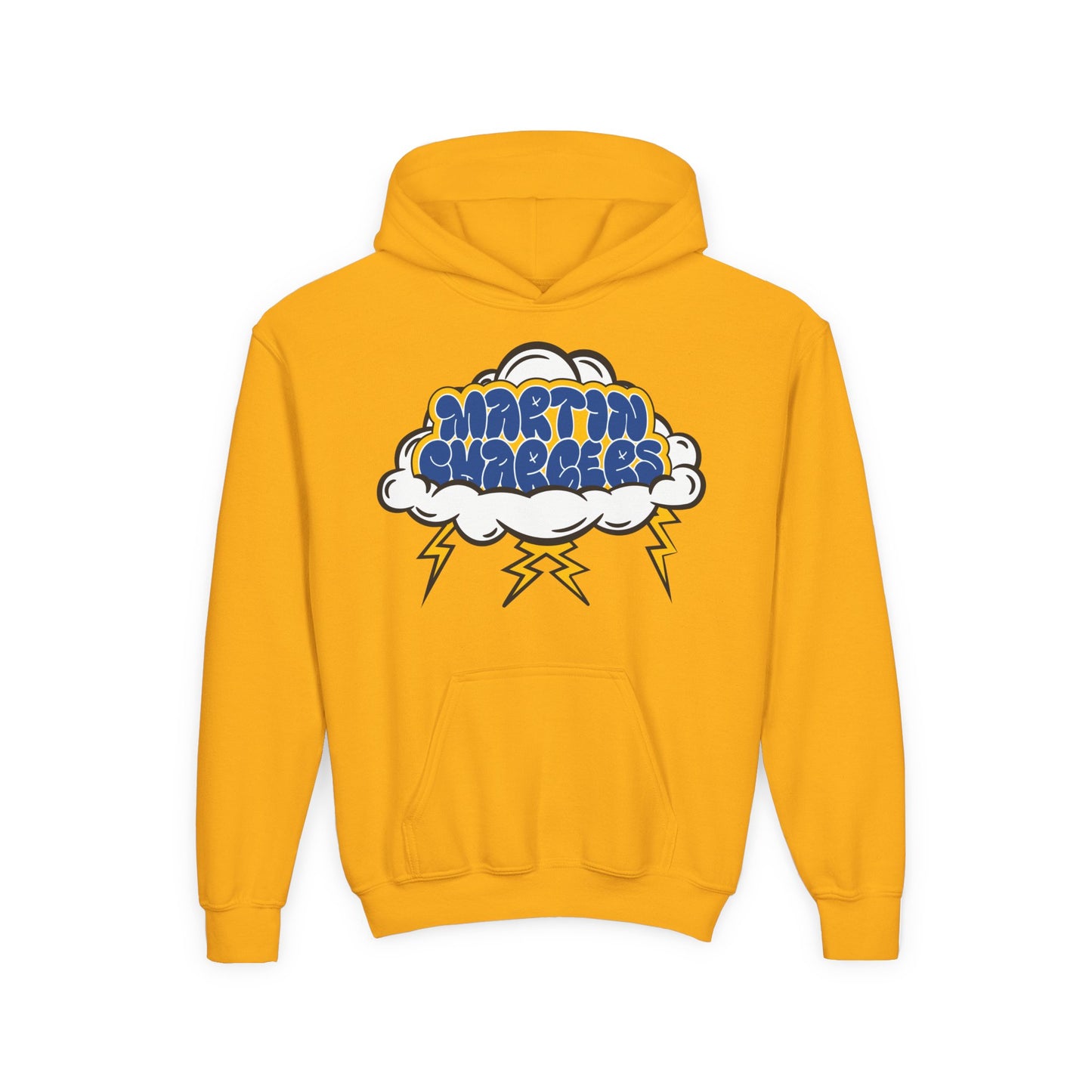 Martin Chargers Graffiti Cloud Youth Hoodie