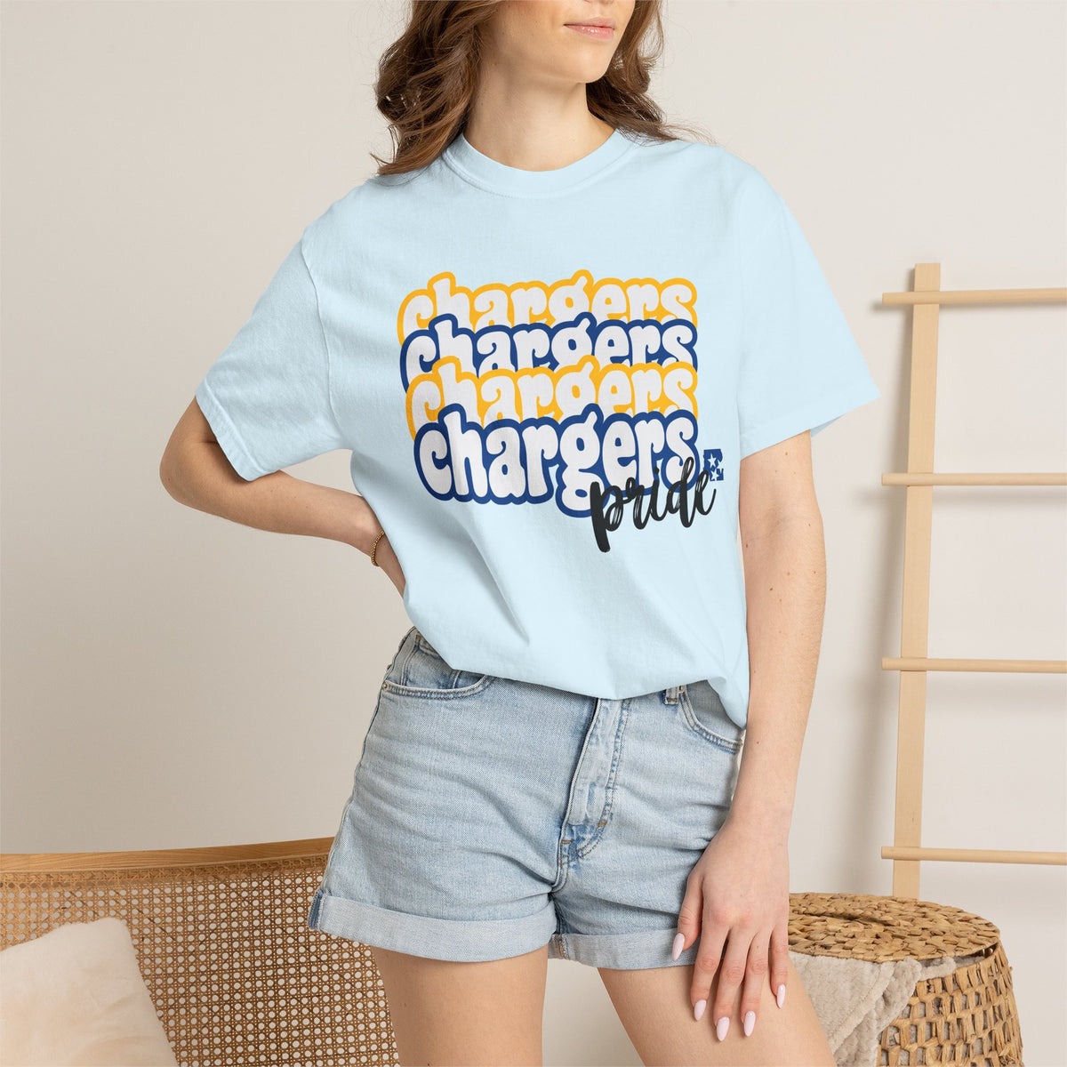 Chargers Bubbly Pride T-Shirt