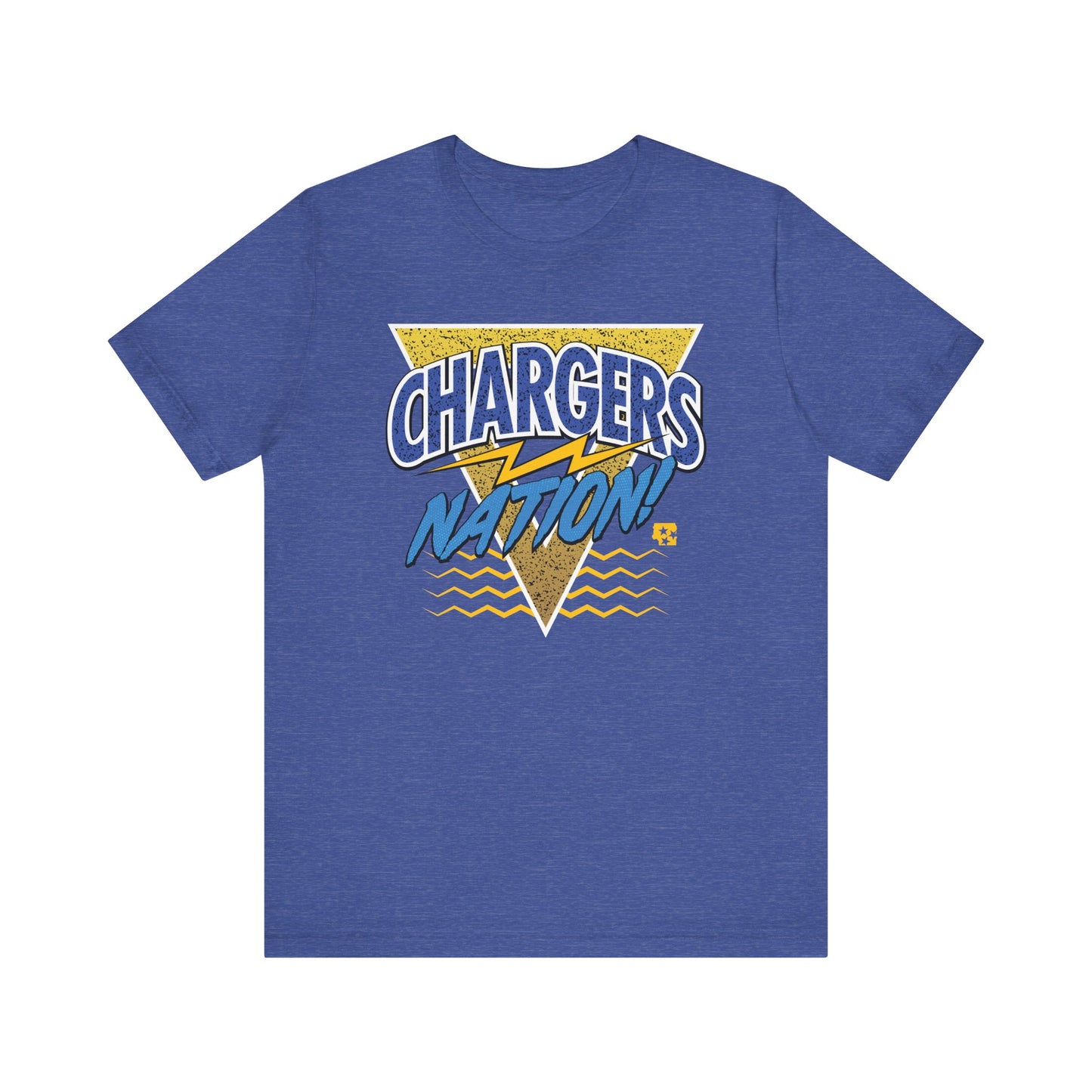 Chargers Nation Memphis Pattern T-Shirt