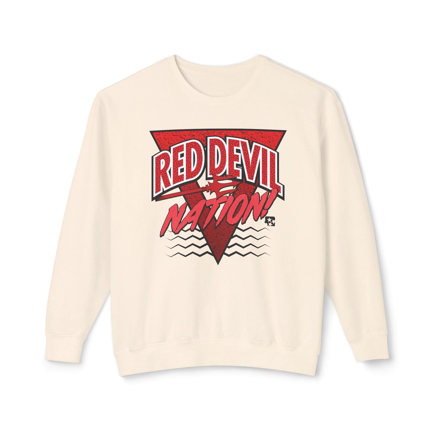 Red Devil Nation 90s Memphis Pattern Fleece