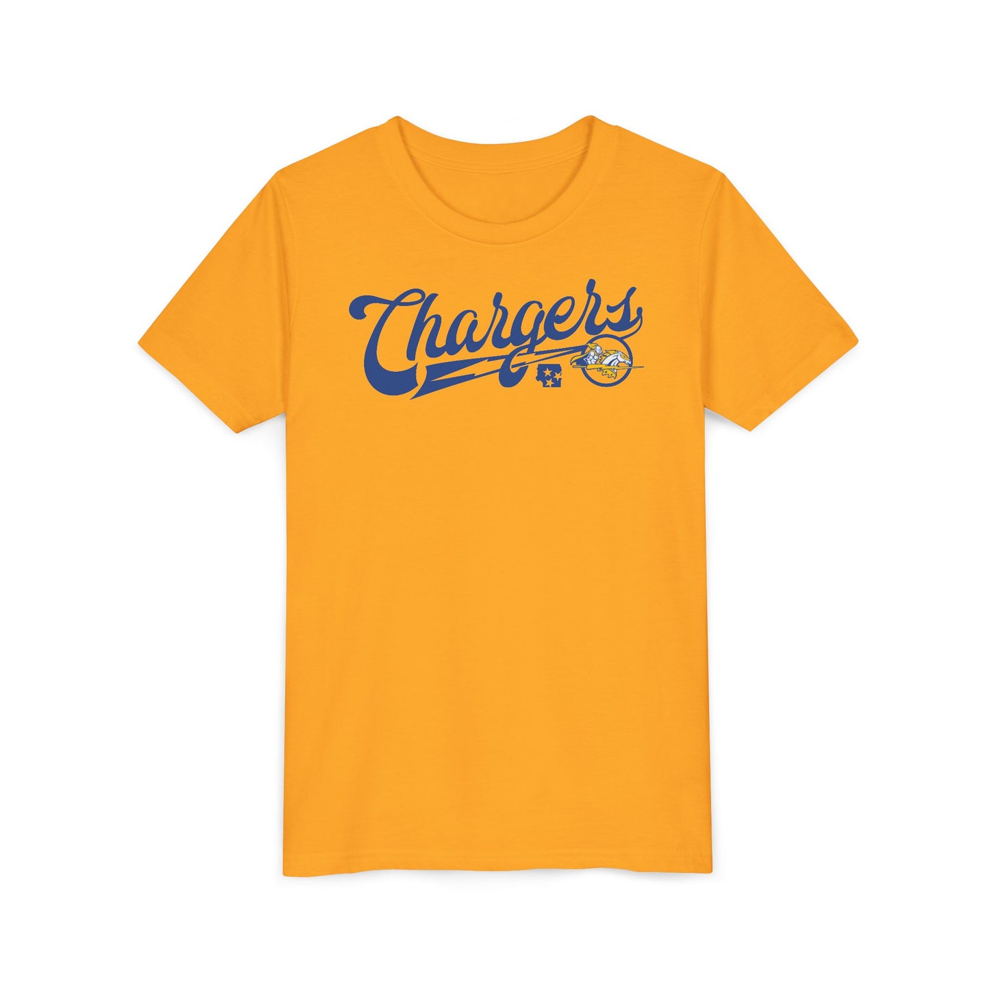 Chargers Vintage Baseball Script Youth Tee