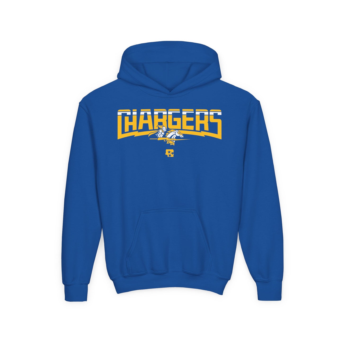Chargers Bolted Youth Hoodie