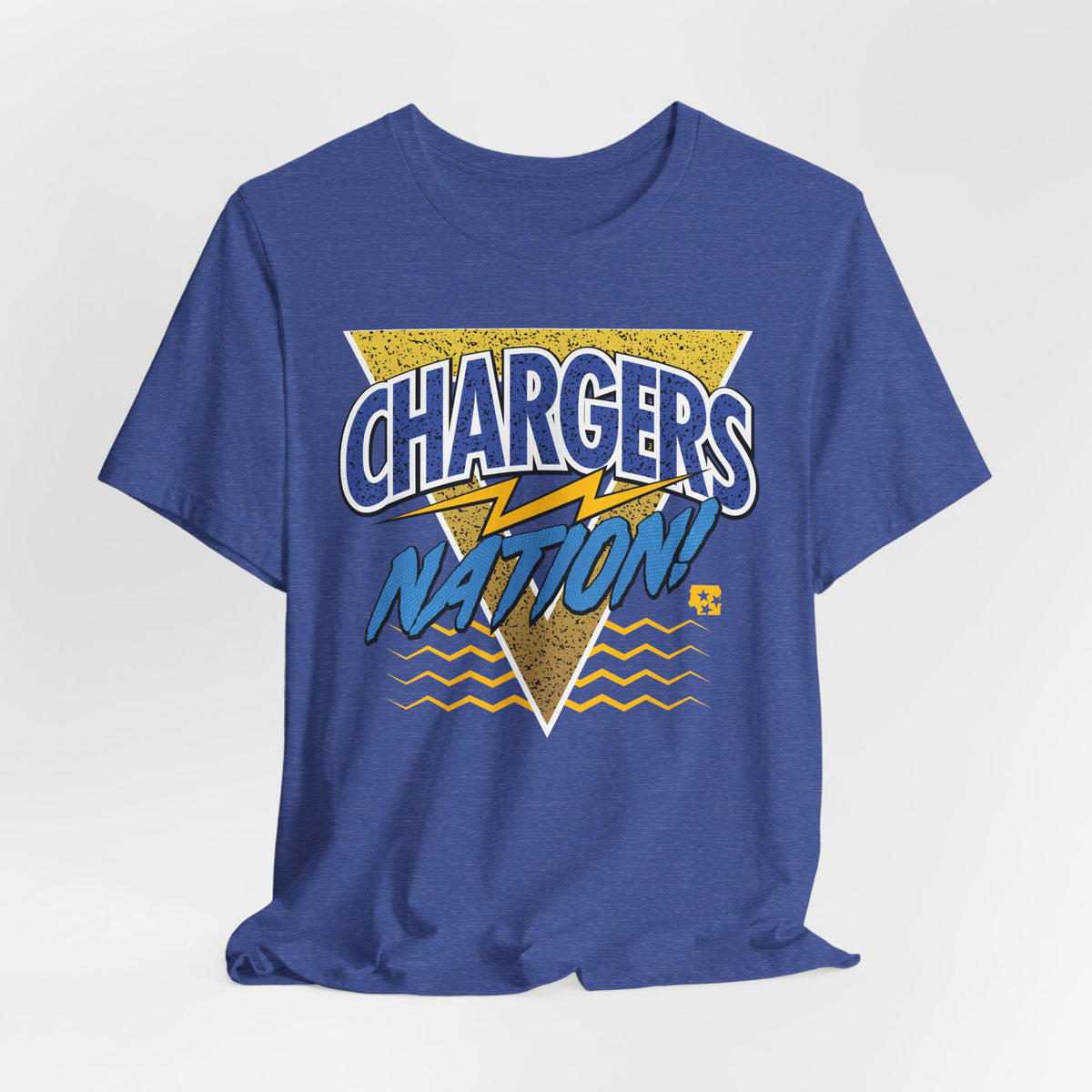Chargers Nation Memphis Pattern T-Shirt