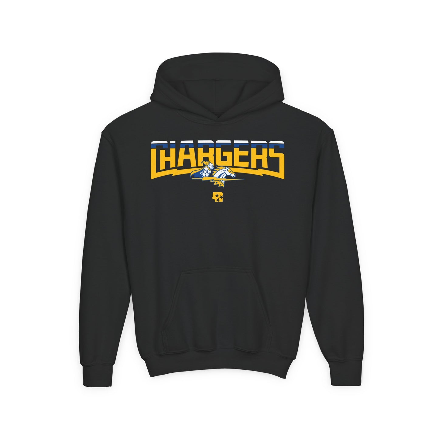 Chargers Bolted Youth Hoodie