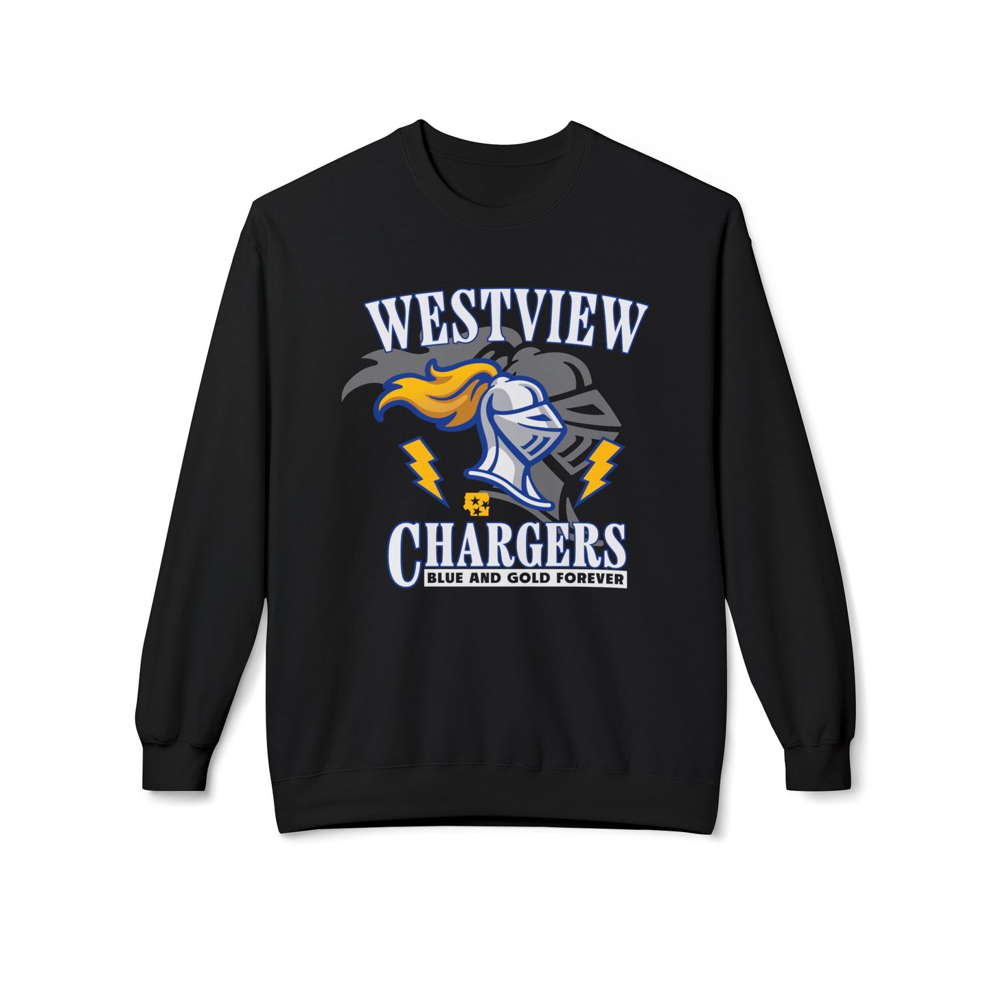 Westview Chargers Ghosted Logo Fleece