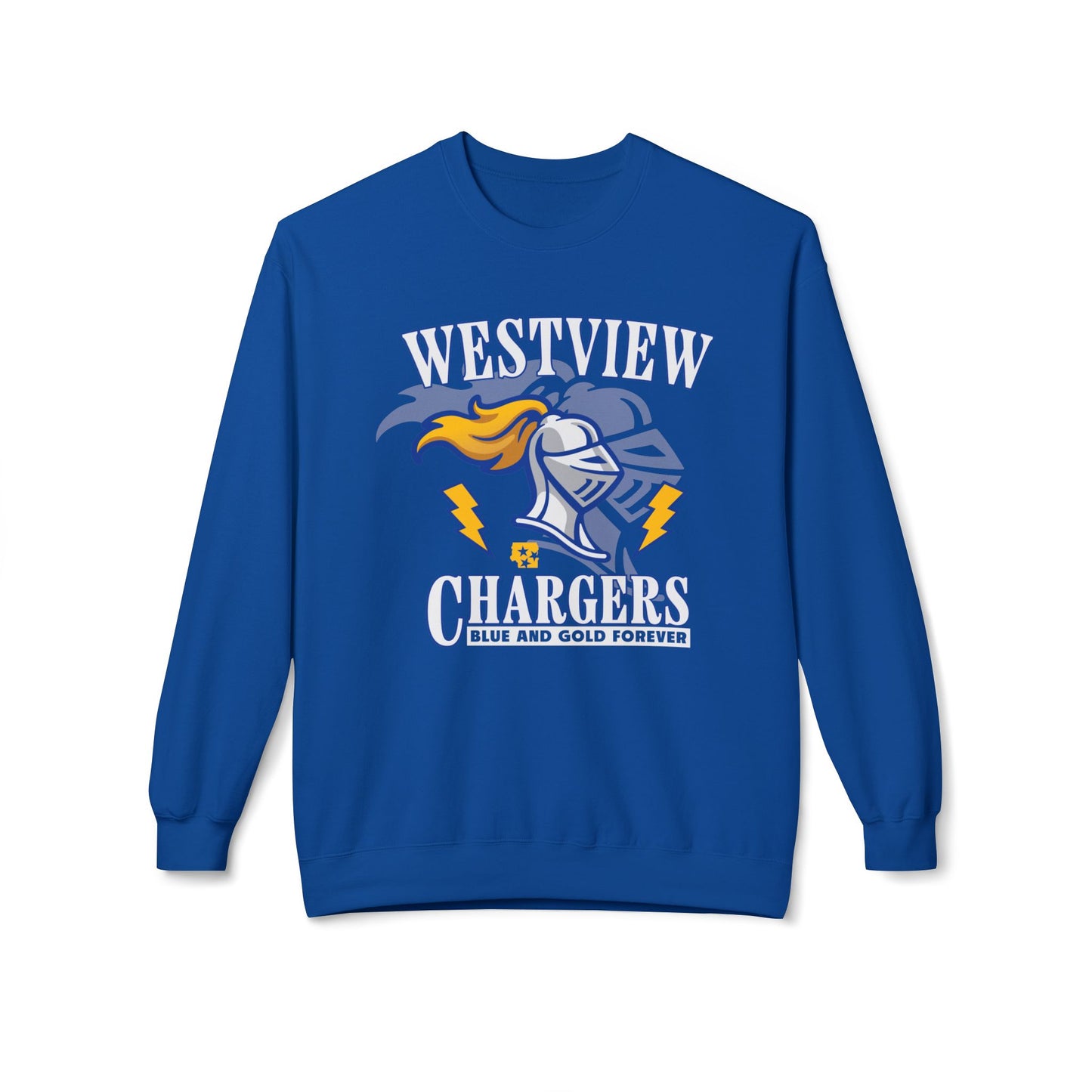Westview Chargers Ghosted Logo Fleece