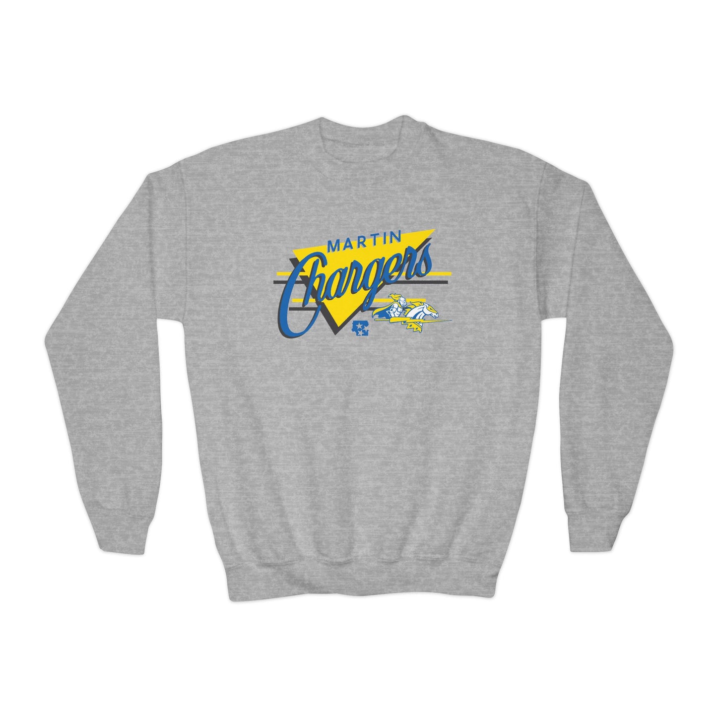 Martin Changers 90s Triangle Youth Crewneck Sweatshirt