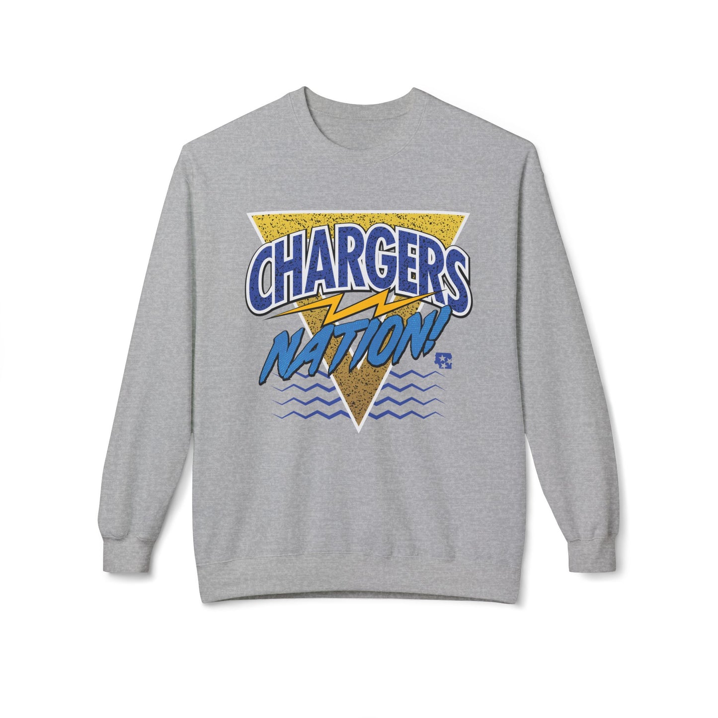 Chargers Nation Memphis Pattern Fleece