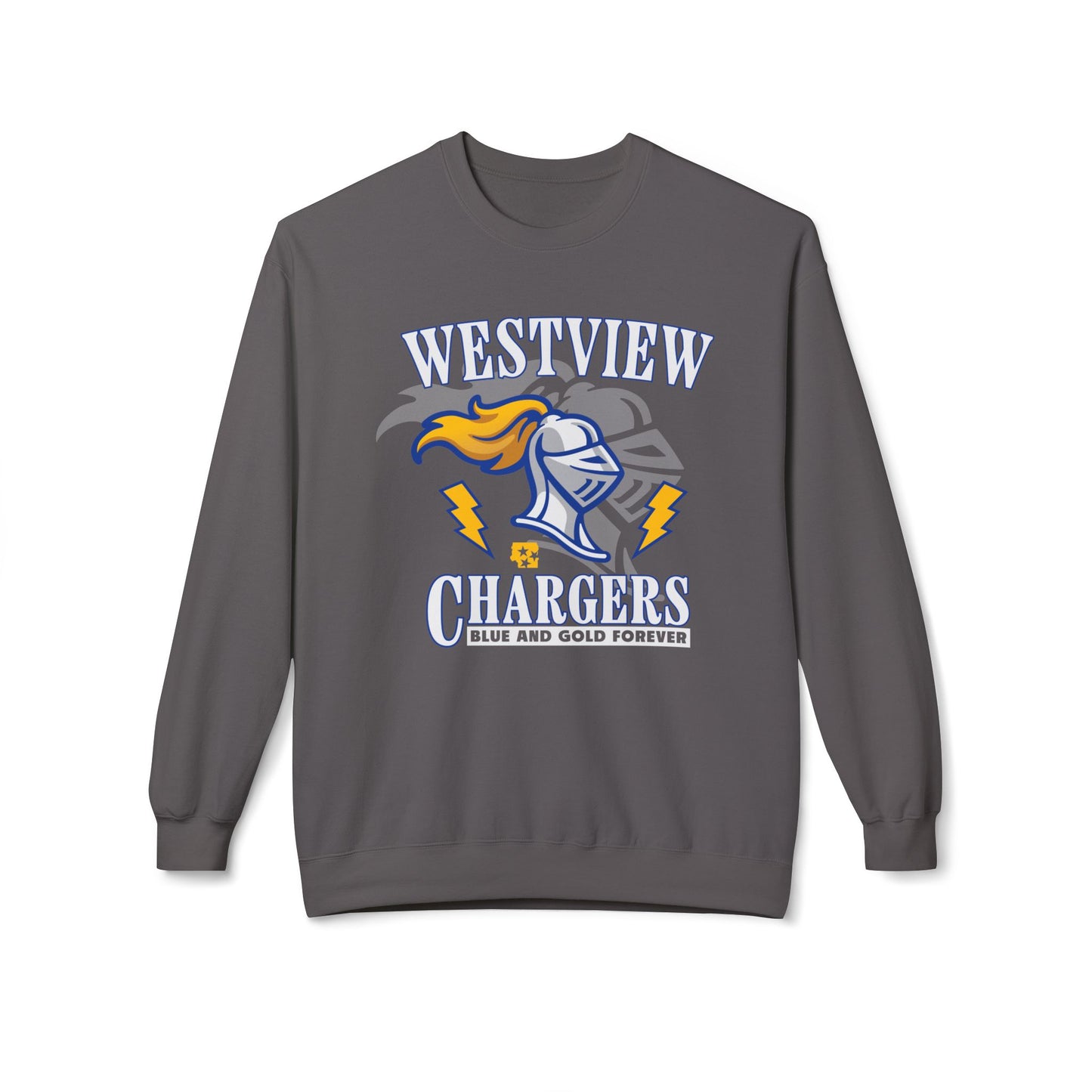 Westview Chargers Ghosted Logo Fleece