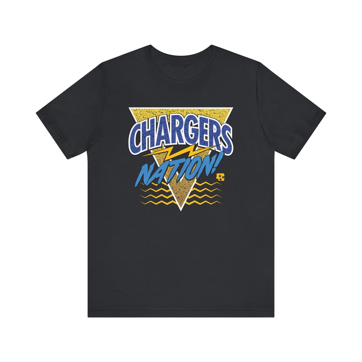 Chargers Nation Memphis Pattern T-Shirt