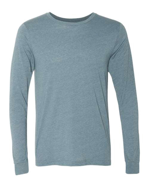 Bella Canvas Heather Slate Long Sleeve Tee XS