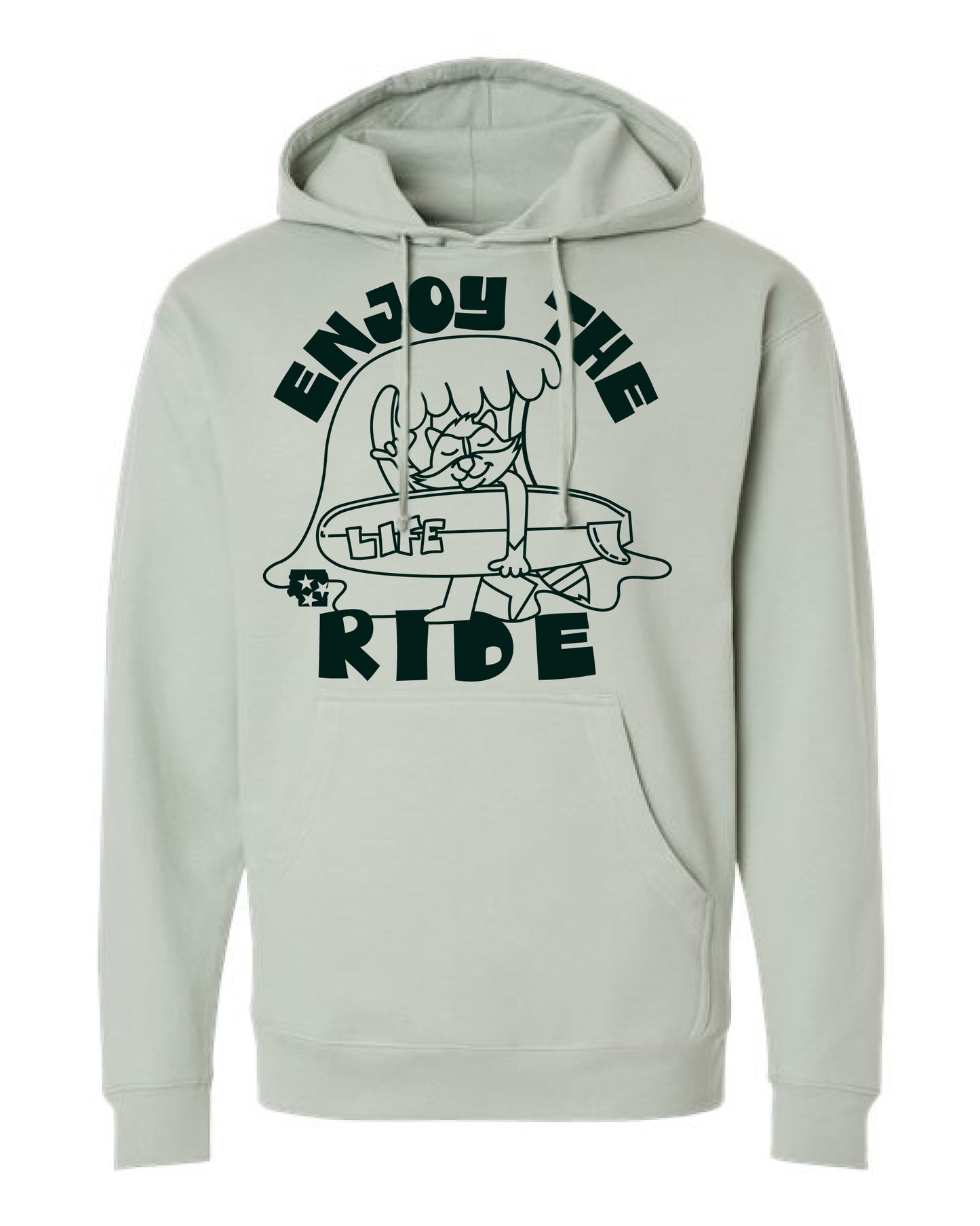 Enjoy The Ride Surfer Hoodie