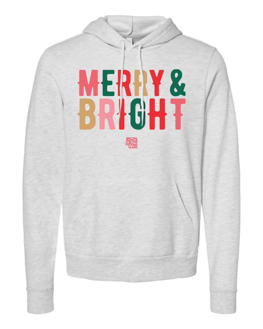 MERRY & BRIGHT FLEECE HOODIE
