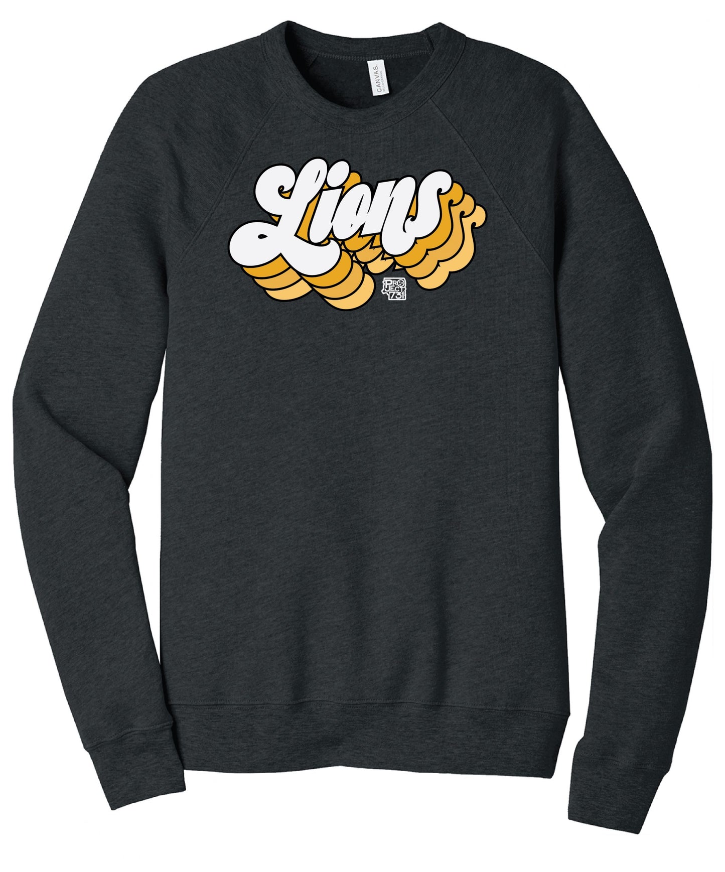 Retro Lions Script Crew Fleece