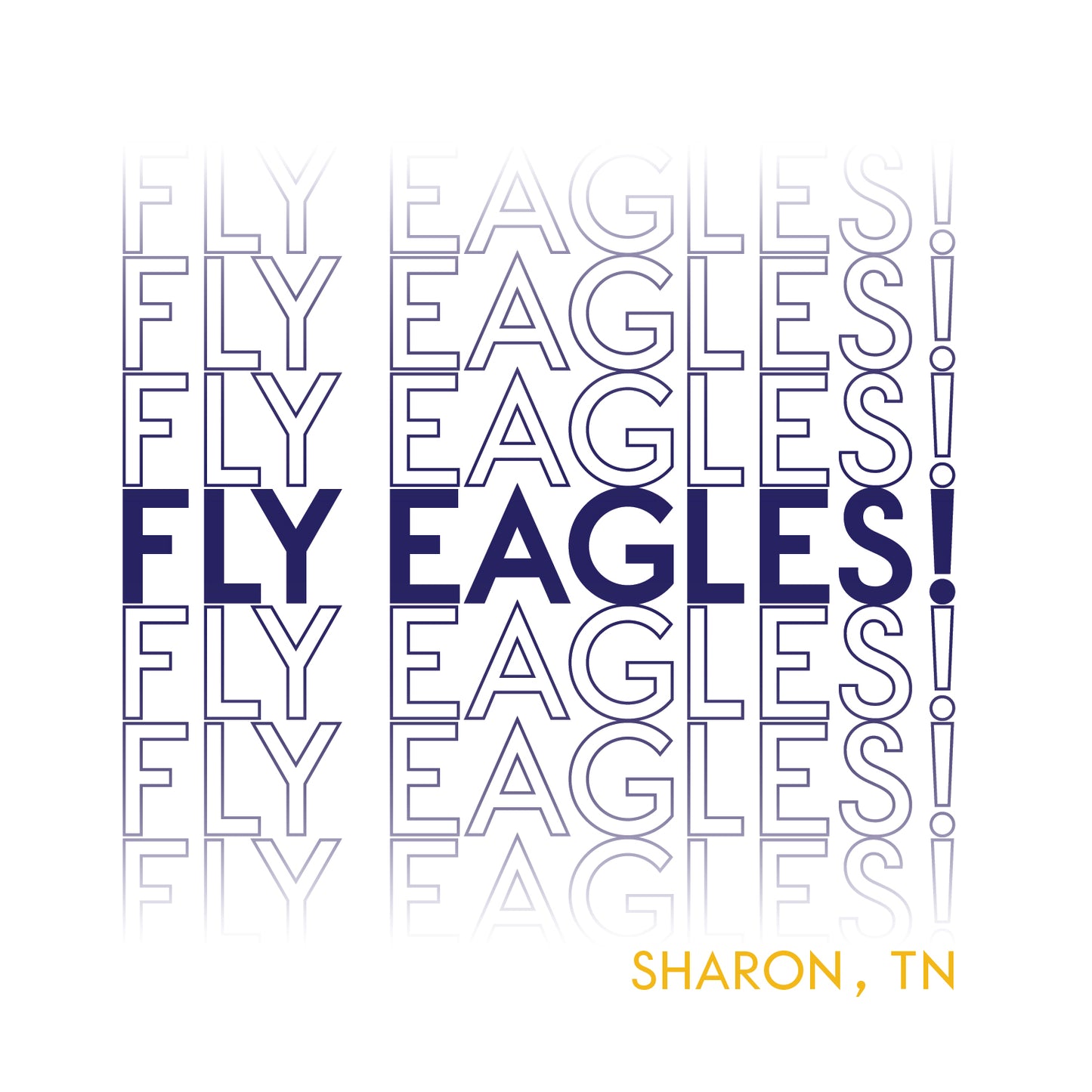 Faded Eagles Fly Pride T-shirt