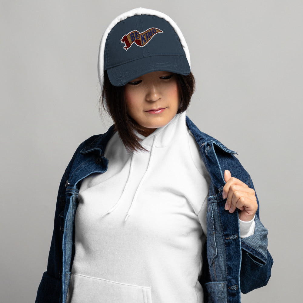 Wave the Flag Distressed Hat