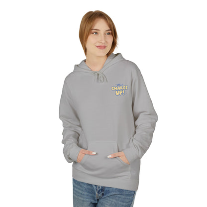 In Blue and Gold We Charge On Fleece Hoodie