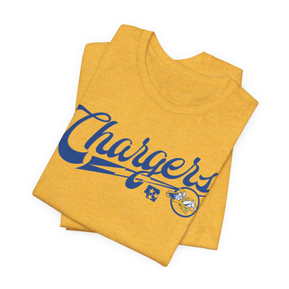 Chargers Vintage Baseball Script T-Shirt