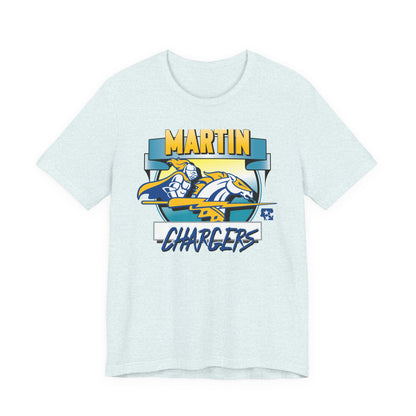 Martin Chargers Gradient Circle T-Shirt