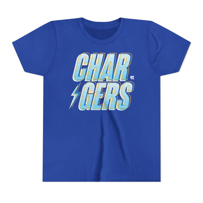 Chargers Retro Fade Youth Tee