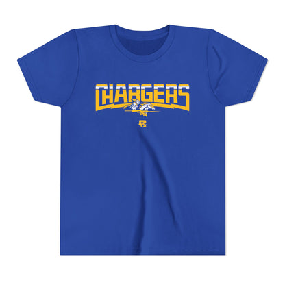 Chargers Bolted Youth Tee
