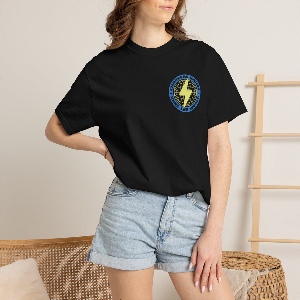 Chargers Nation Runs The World T-Shirt