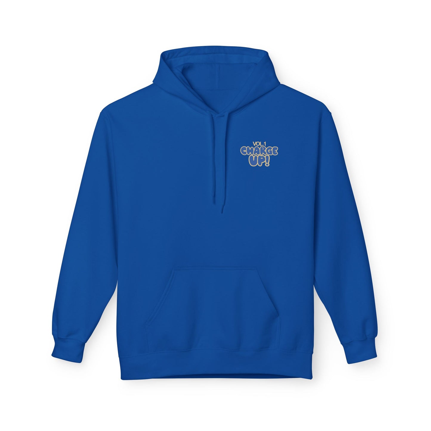 In Blue and Gold We Charge On Fleece Hoodie