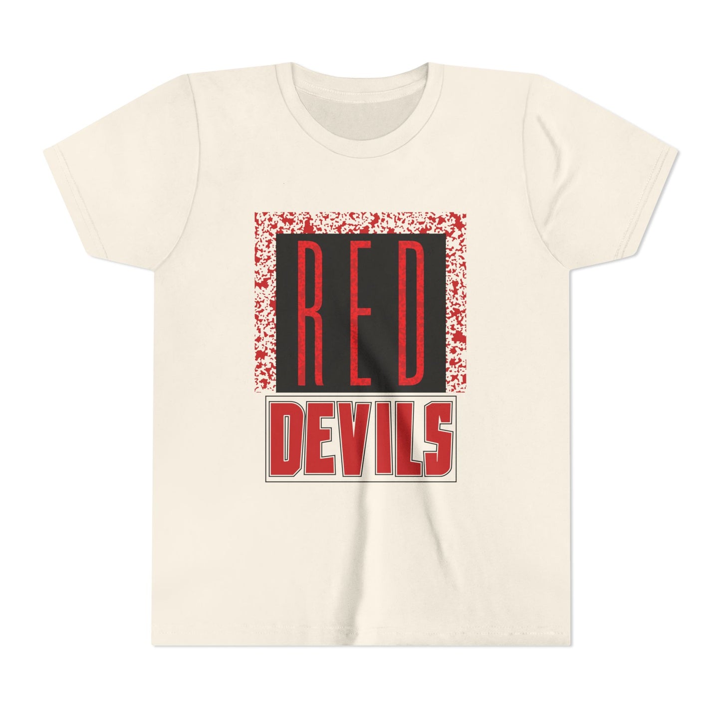 Red Devils Funky Grunge Youth Tee