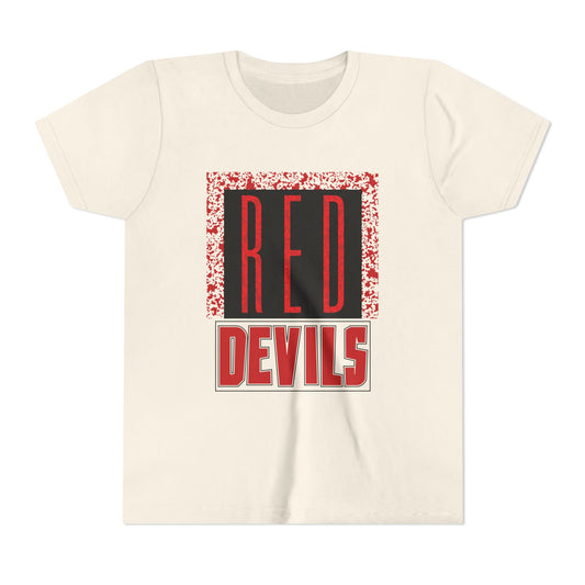 Red Devils Funky Grunge Youth Tee
