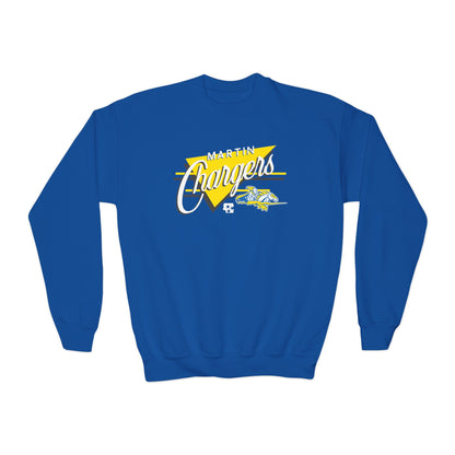 Martin Changers 90s Triangle Youth Crewneck Sweatshirt