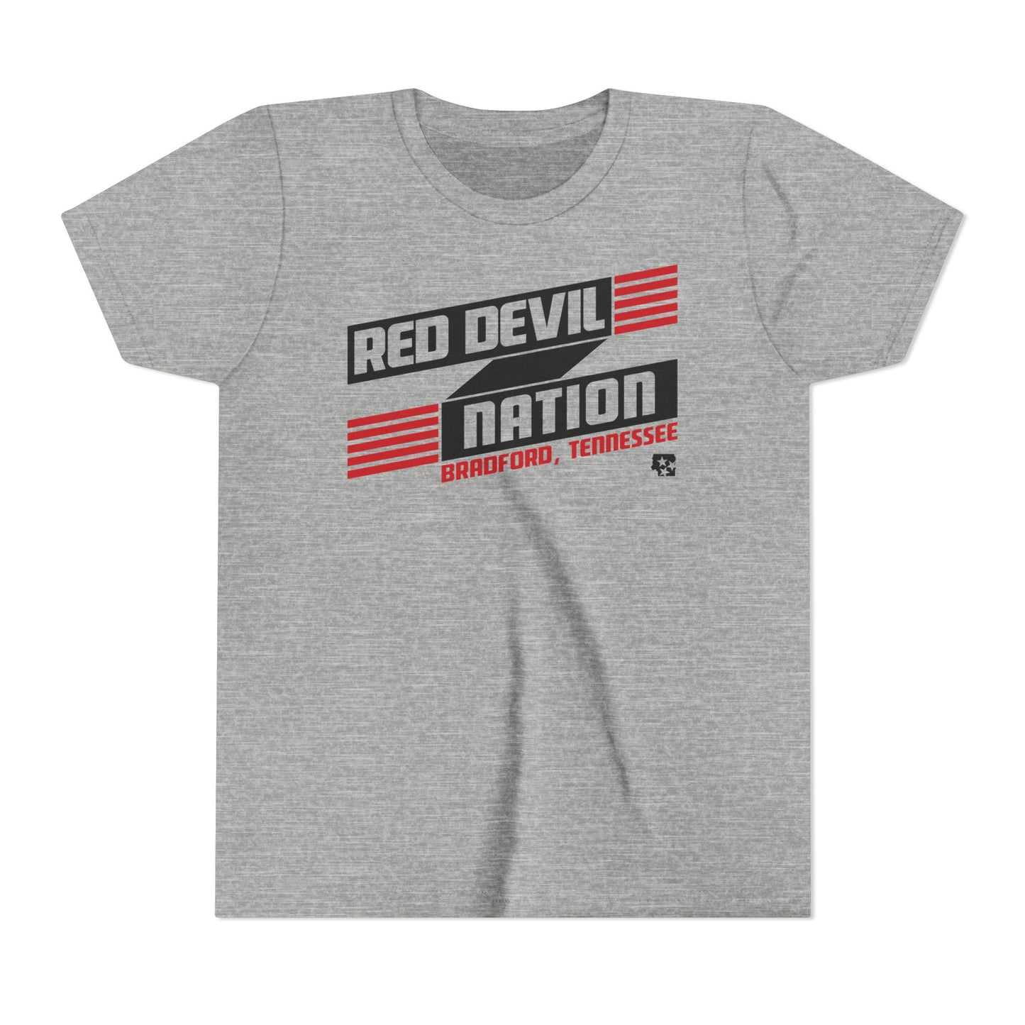 Red Devil Nation Banner Youth Tee