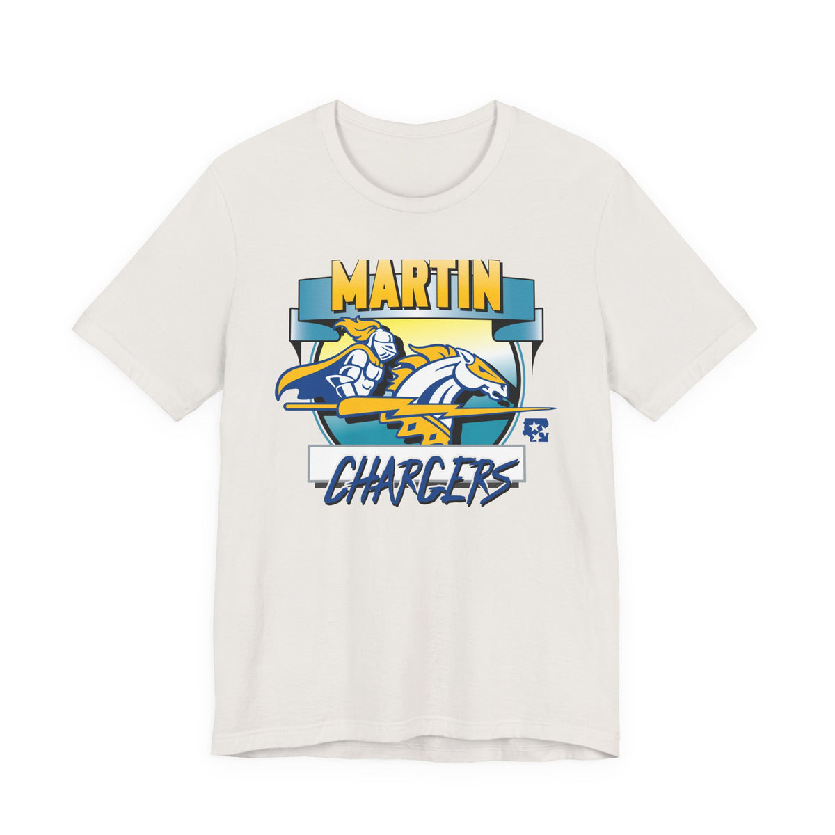 Martin Chargers Gradient Circle T-Shirt