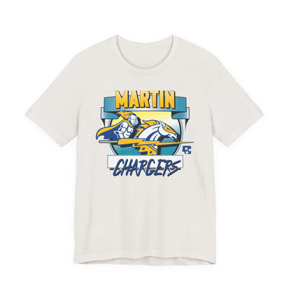 Martin Chargers Gradient Circle T-Shirt