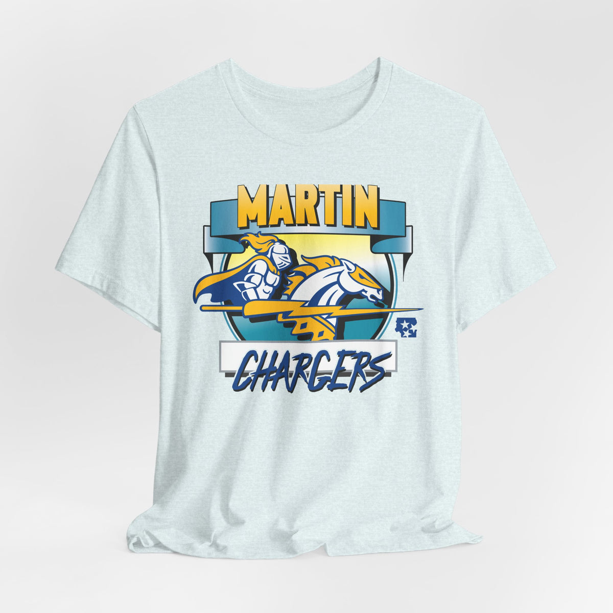 Martin Chargers Gradient Circle T-Shirt