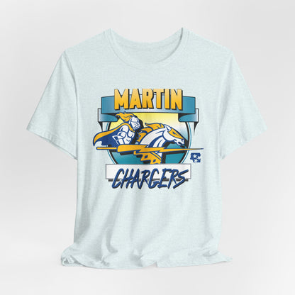 Martin Chargers Gradient Circle T-Shirt