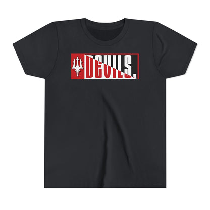 Devils Split Box Youth Tee