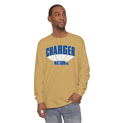 Charger Nation Burst Long Sleeve T-Shirt