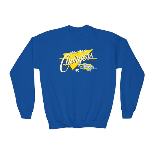 Martin Changers 90s Triangle Youth Crewneck Sweatshirt