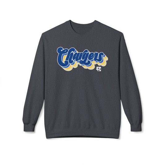 Retro Chargers Script Fleece