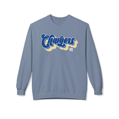 Retro Chargers Script Fleece