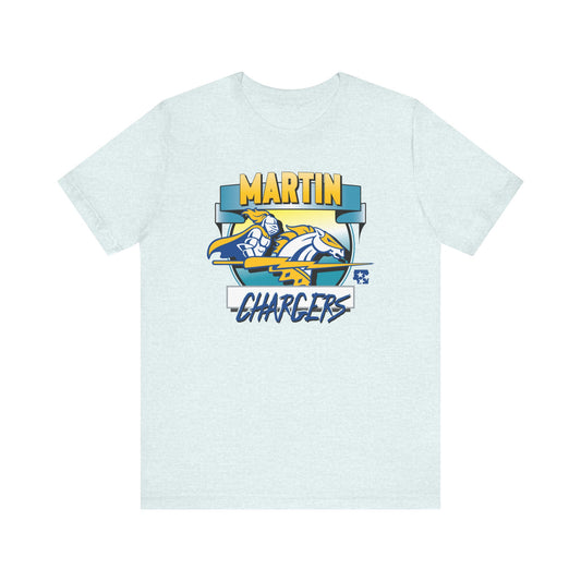 Martin Chargers Gradient Circle T-Shirt