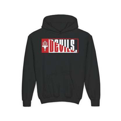 Devils Split Box Youth Hoodie