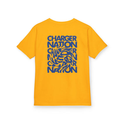 Charger Nation Glitch'd Out Youth T-Shirt