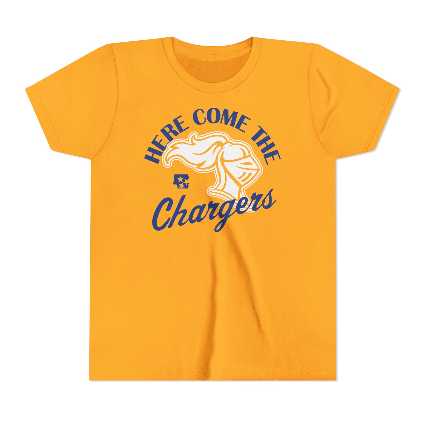 Here Come The Chargers Youth Tee