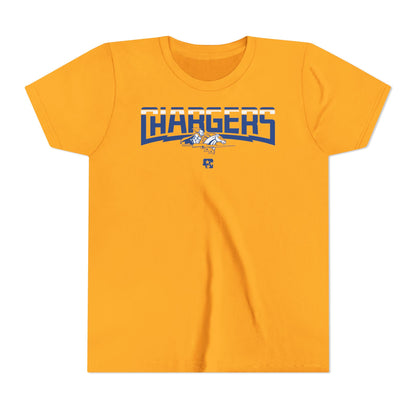 Chargers Bolted Youth Tee