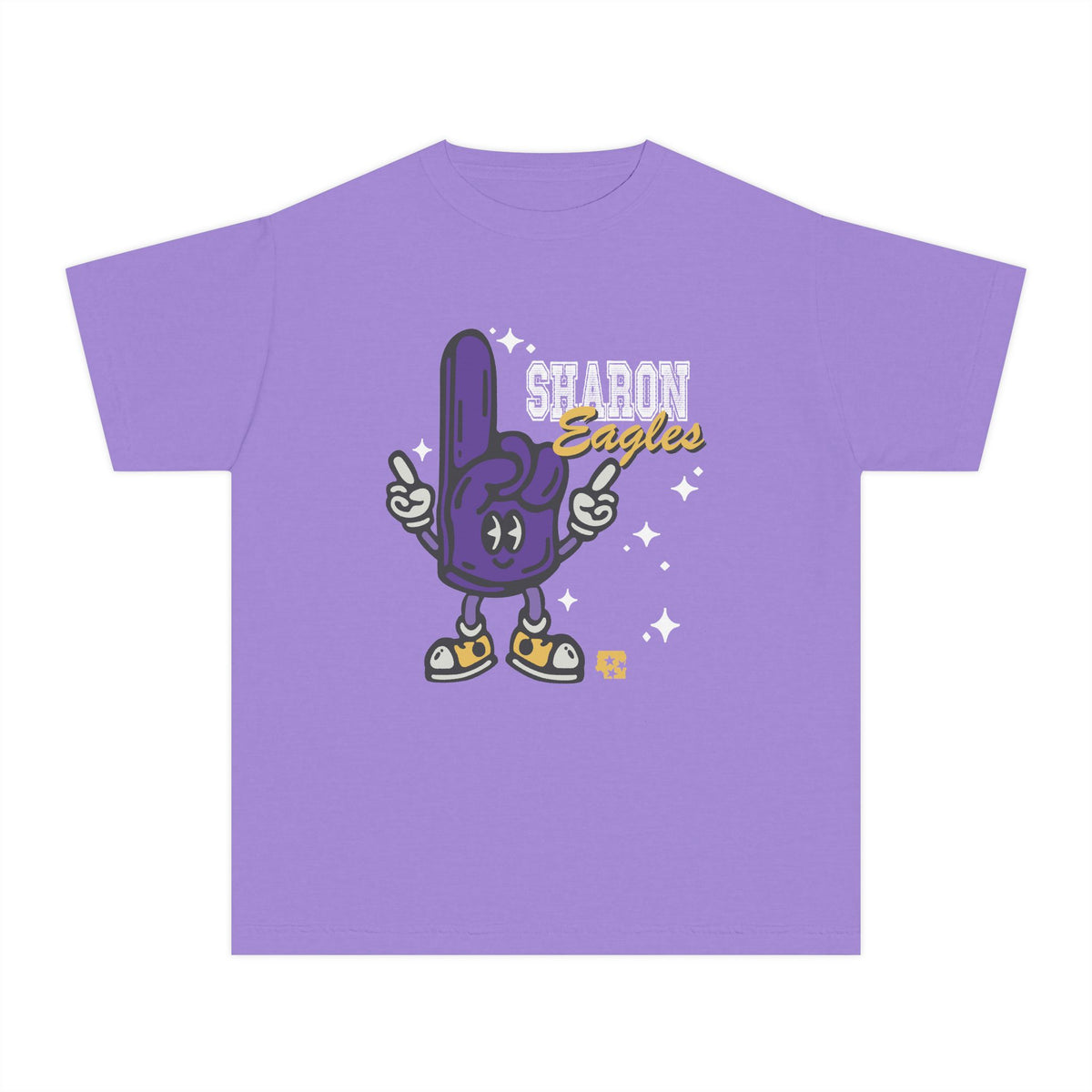 Sharon Eagles Mascot Youth Tee