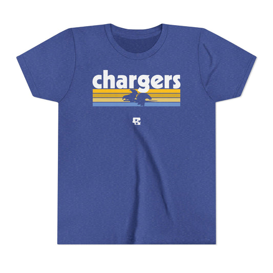 Chargers Logo Knockout Youth Tee